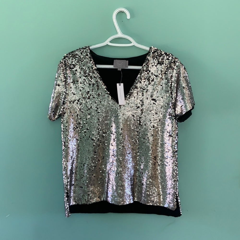 NWT Anthropologie sequined top